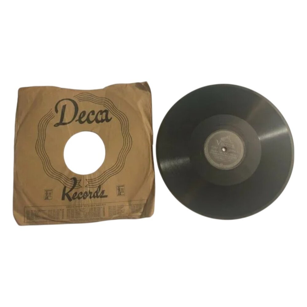 Vintage Decca Records Victor Vinyl Record
